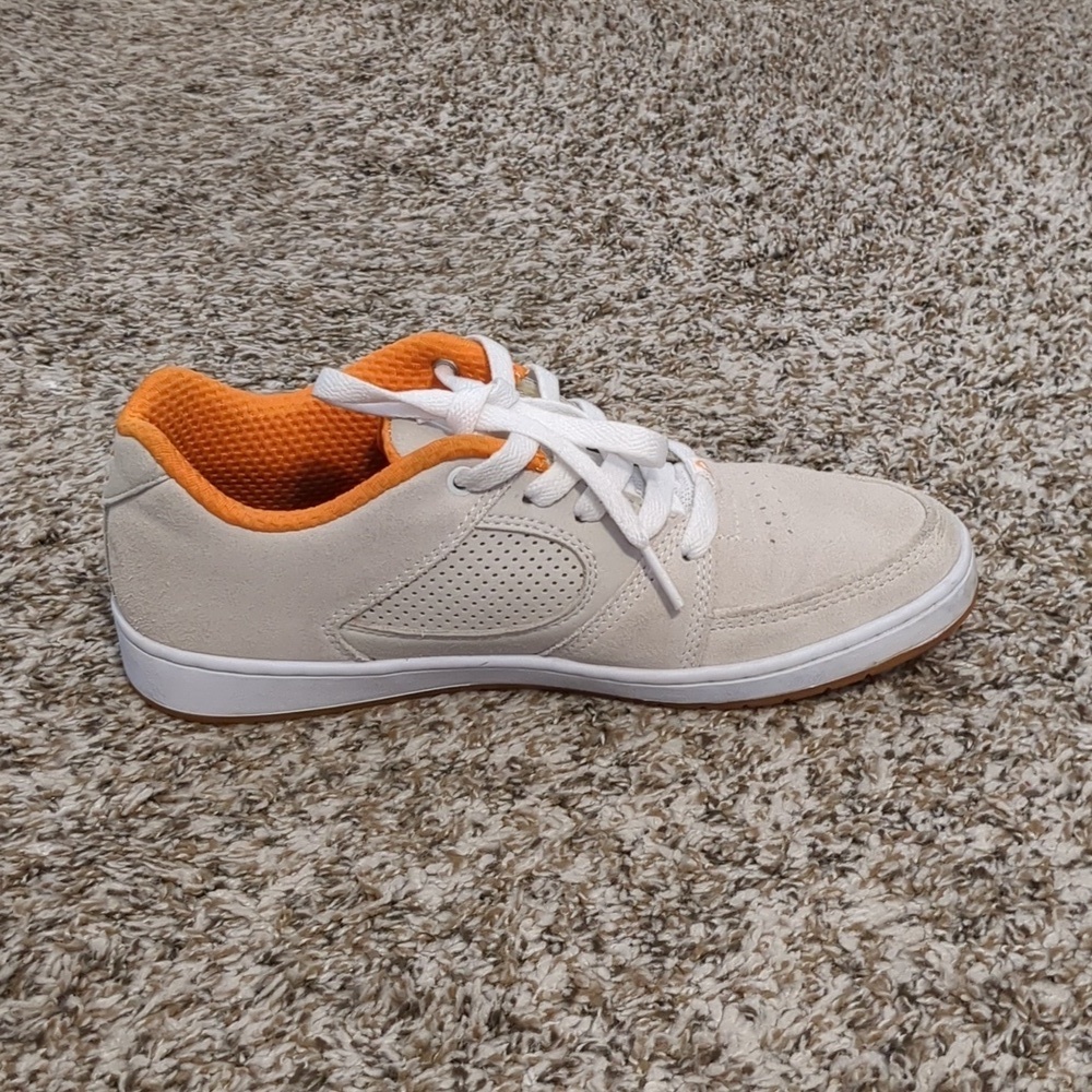 Es Accel Slim X The Nine Club Shoes Grey White Orange 7 Skateboard Sneakers - Picture 5 of 12